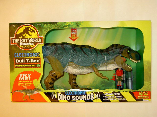 Jurassic park bull hot sale t rex toy