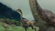 Gallimimus stampede