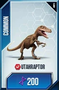 Utahraptor card