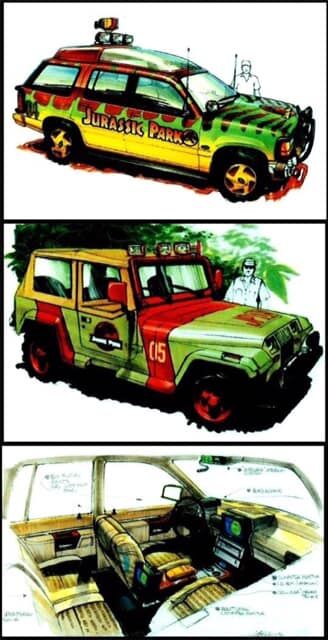 Categoría Vehiculos jurassic park verde Categoría Vehiculos