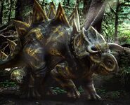 Stegoceratops baby and adult