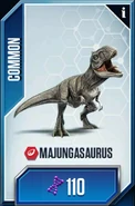 Majungasaurus card