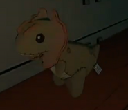Dilophosaurus plush toy