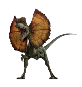 Dilophosaurus Render