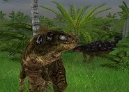 an Acrocanthosaurus.