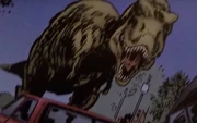 The buck rex, as it appears in the flashback sequence of “Devils in the Desert