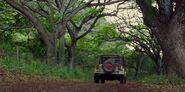 Zach and Gray then drive back to Jurassic World in Jeep Wrangler 29