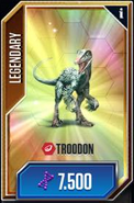 Troodon card