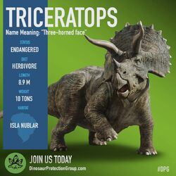 TRICERATOPS JURASSIC PARK - Twist'n Broc