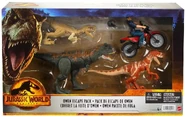 Owen with a Young Carnotaurus and two Atrociraptors