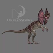 Dilophosaurus red Chris Sears