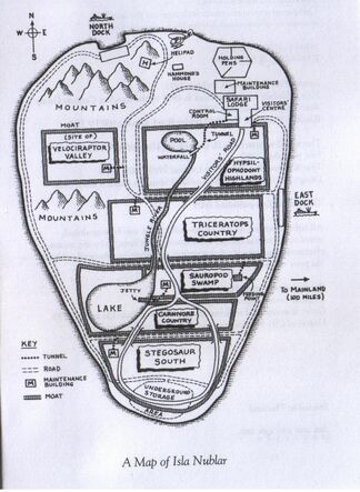 park map jurassic park wiki fandom
