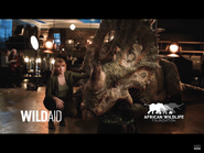 African Wildlife Foundation Ad with Perry the Sinoceratops