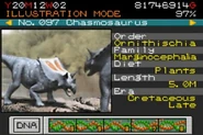 Chasmosaurus in Jurassic Park III: Park Builder.
