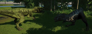 Indominus rex with new camouflage gene activated