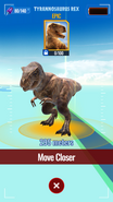 Main generation of Tyrannosaurus in Jurassic World: Alive.