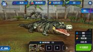 Level 20 Sarcosuchus.