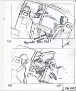 Geosternbergia spears a pilot on storyboard