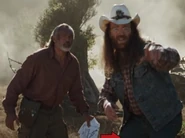 The Corythosaurus seen on the sheet