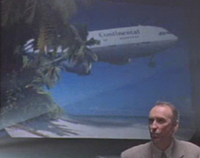 Continental Airlines Jurassic Park