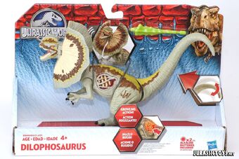 jurassic park dilophosaurus toy