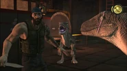 The Leader confronting Oscar.