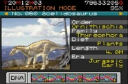 Scelidosaurus from Jurassic Park III: Park Builder.