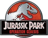 Jurassic Park: Operation Genesis logo.