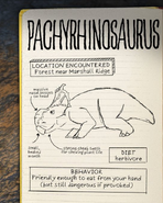 Pachyrhinosaurus in Darius's handbook
