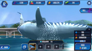 Level 21 Megalodon feeding