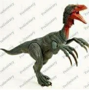 A leaked image of the "Mega Dual Attack" Therizinosaurus.