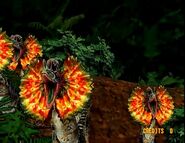 Dilophosaurus in The Lost World: Jurassic Park arcade game.