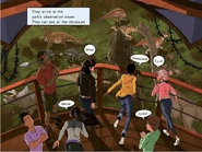 Un Triceratops dans Welcome to Camp!