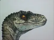 Concept art d'une raptor femelle de .