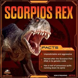 Scorpios Rex, Jurassic Park Wiki