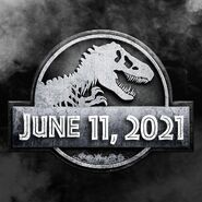 Jurassic World 3 - Preliminary logo