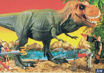 lost world bull t rex toy