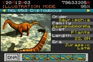 Diplodocus from Jurassic Park III: Park Builder.
