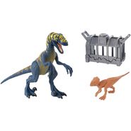 A Velociraptor and Microcertatus figure from the exclusive Destructasaurus set