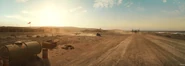 Deinonychus chasing Owen in his bike instead of the Atrociraptor