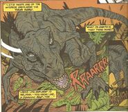 Tyrannosaurus from Jurassic Park Annual #1