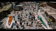 Chaos sur la promenade