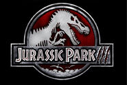 Logo de Jurassic Park III représenté par un Baryonyx