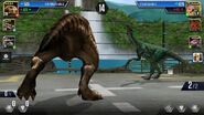 Level 11 Erlikosaurus vs Level 20 T. rex