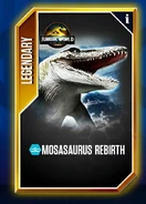 Mosasaurus Rebirth card