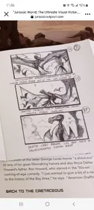 Ранняя раскадровка пролога "" с участием орнитохейра