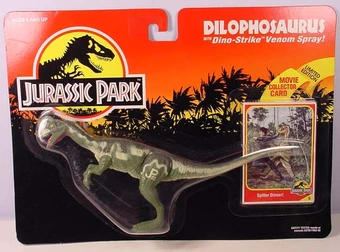 jurassic park dilophosaurus toy