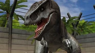 Allosaur in JW game.jpg (127 KB) Level 1-10 Allosaurus.