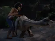 Un bébé Brachiosaurus dans la saison 3