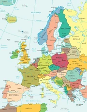 Europa mapa-politico